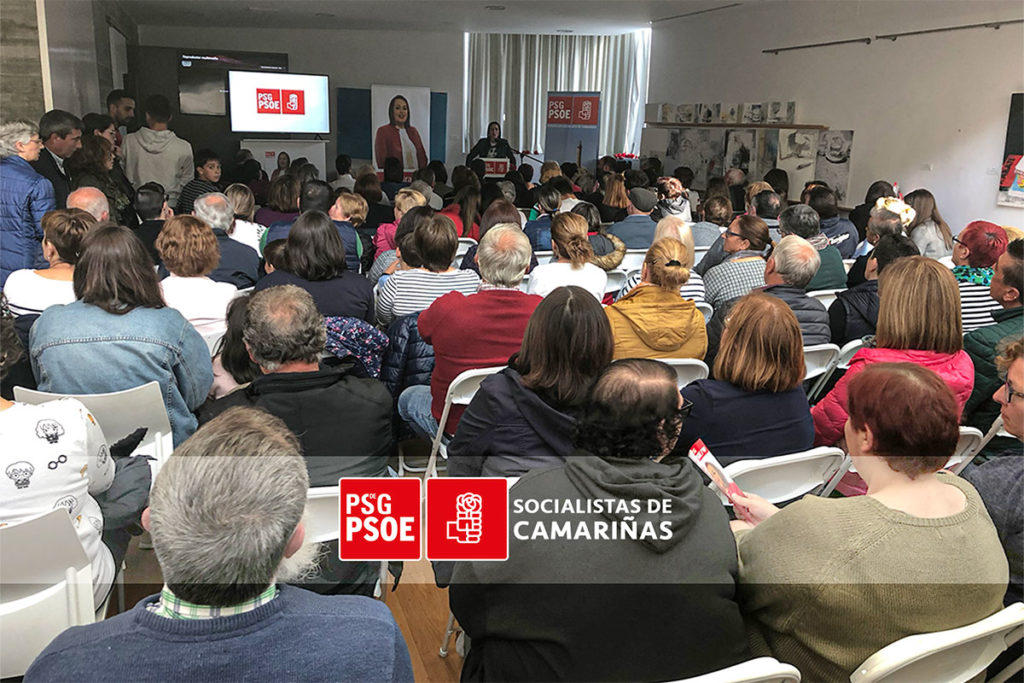 Preto de 300 persoas no mitin do PSOE en Camelle