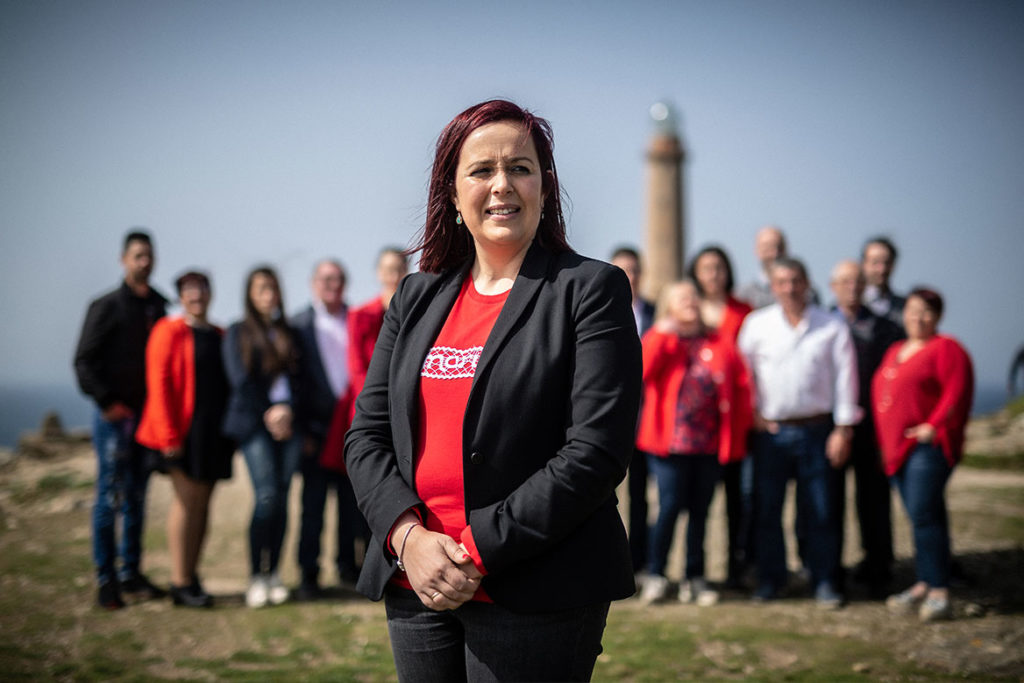 Sandra Ínsua Rial, candidata do PSOE á alcaldía do Concello de Camariñas