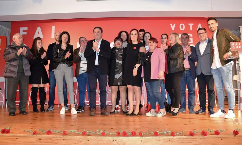 Presentación da candidatura 2019 do PSOE de Camariñas